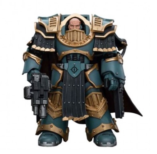 Warhammer Sons of Horus Legion Praetor in Cataphractii Terminator Armor Figure