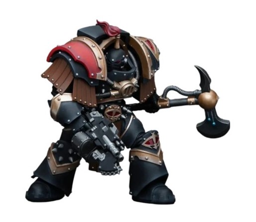 Warhammer Sons of Horus Justaerin Terminator Squad Justaerin with Carsoran Power Axe