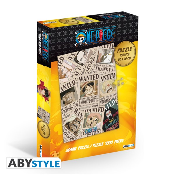 One Piece Wanted Poster Puzzle 1000pc