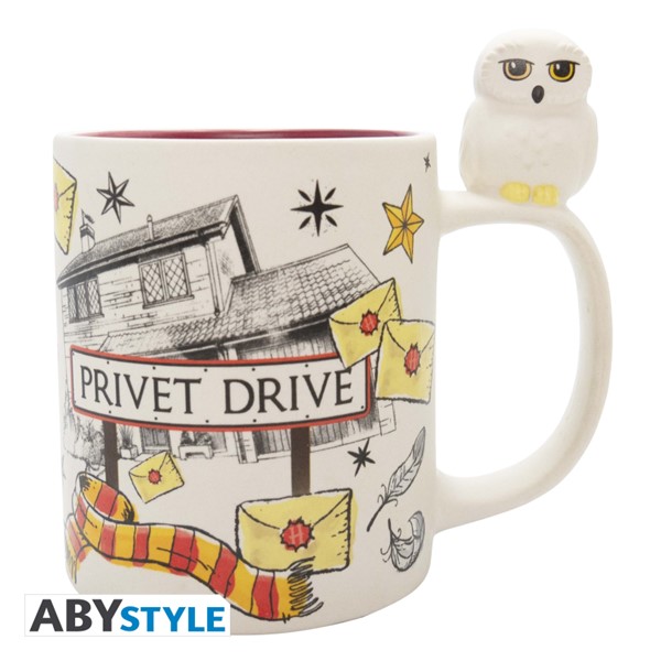 Harry Potter : Privet Drive et tasse Hedwige