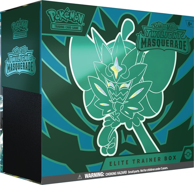 Pokémon Trading Card Game: Scarlet & Violet Twilight Masquerade Elite Trainer Box (Français)