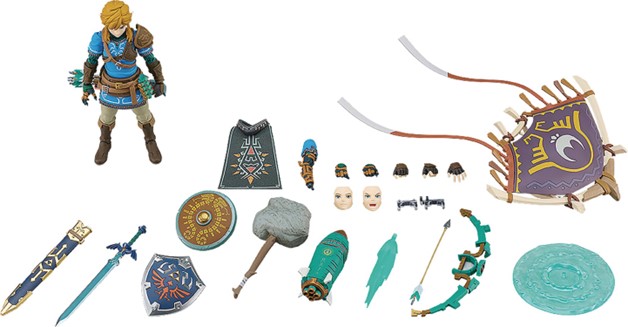 The Legend of Zelda Tears Of The Kingdom Link Figma Action Figure Deluxe Edition