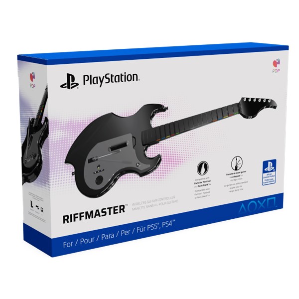 PDP Riffmaster Wireless Guitar Controller for PlayStation 5 and PlayStation 4