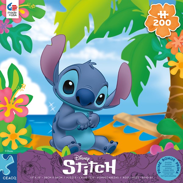 Lilo & Stitch Flower Power Puzzle 200pc