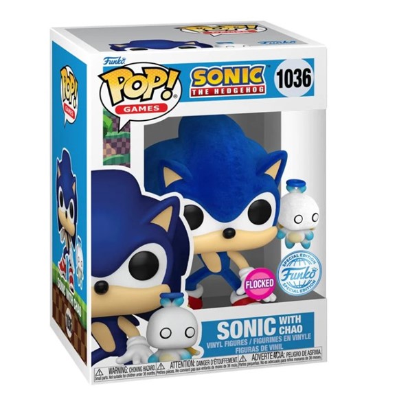 POP! Sonic the Hedgehog with Chao Flocked