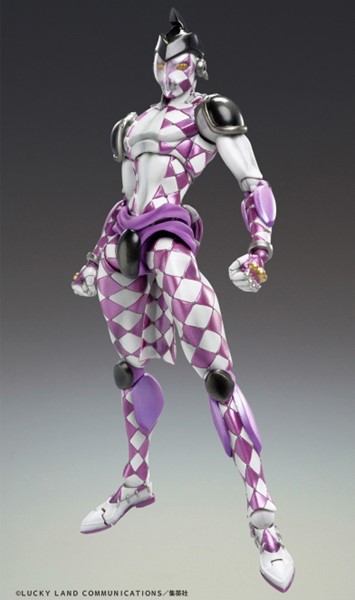 Jojo's Bizarre Adventure Part 5 Super Action Statue Purple Haze (P.H) Figure
