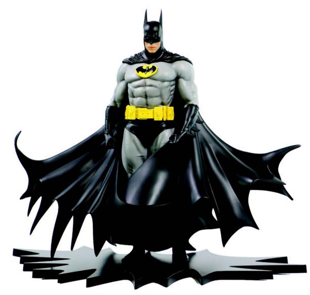 DC Heroes: Batman (Black & Silver) Previews Exclusive Pvc 1/8-Scale Statue