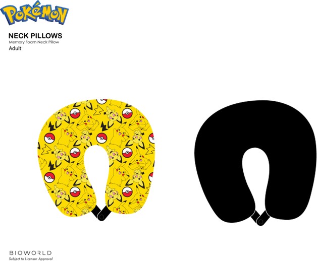 Pikachu & Pichu Neck Pillow