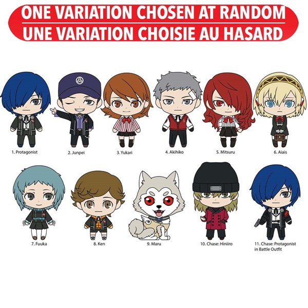 Persona 3 Reload 3D Bag Clip Assorted