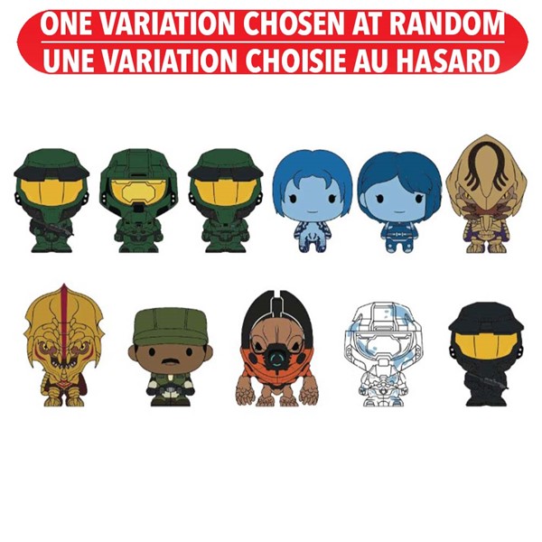 Halo 3D Figural Bag Clip - Assortie