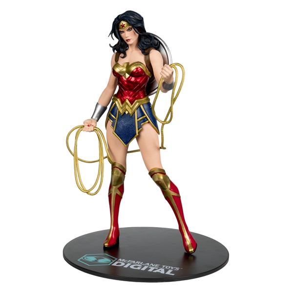 DC Direct Wonder Woman by Jim Lee 1:6 Scale Posed Figure with McFarlane Toys Digital Collectible