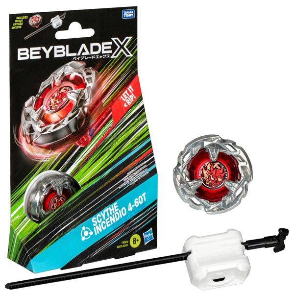 Beyblade X Scythe Incendio 4-60T Starter Pack Set
