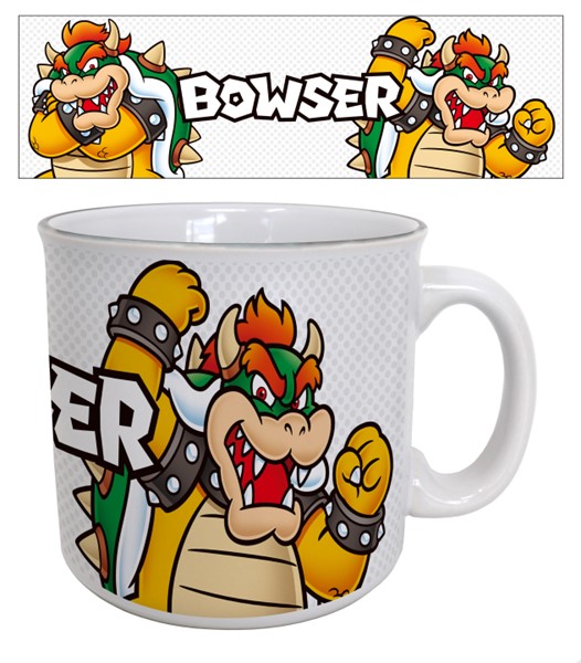 Super Mario: Bowser White Mug