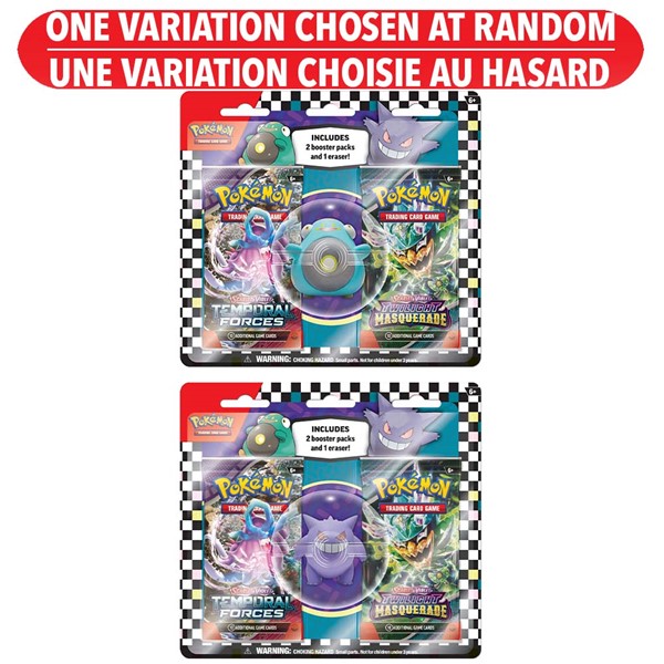 Pokémon Trading Card Game Eraser with Booster Packs (French)