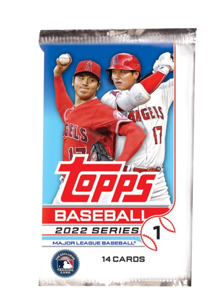 Topps 2022 MLB Booster Pack - 14 Cards Per Pack