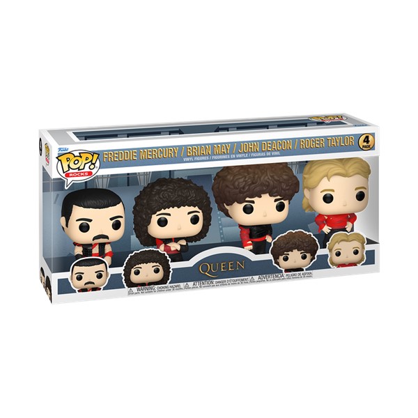 POP! Rocks Queen (Radio Ga Ga) 4 Pack