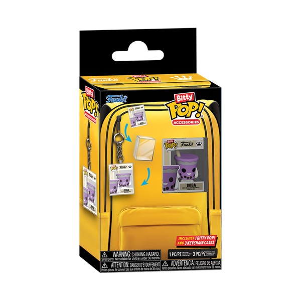 Bitty Pop! Accessories Keychain Cases 4-Pack