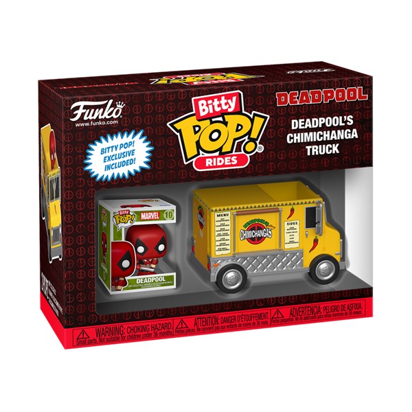 Bitty Pop! Rides Deadpool's Chimichanga Truck