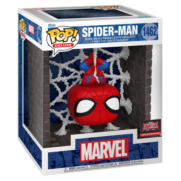POP! Deluxe Marvel Spider-Man (Hanging from Web)