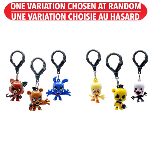 Five Nights at Freddy's Backpack Hangers - Assortie