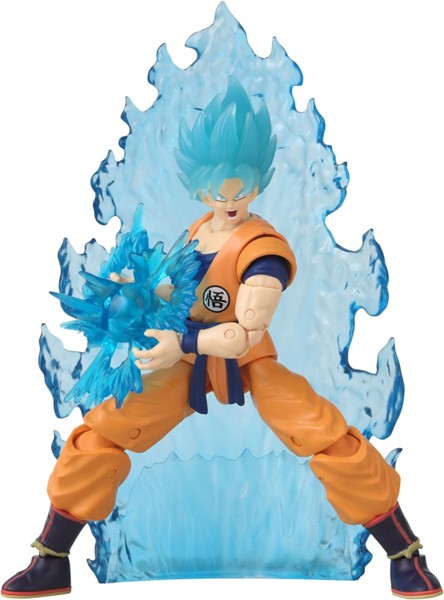 Dragon Stars - Dragon Ball Super - Super Saiyan Blue Goku, Power Up Pack Action Figure Set