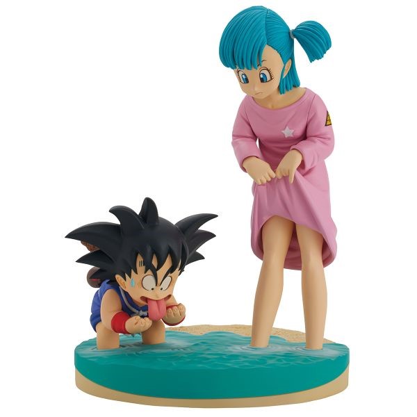 Dragon Ball Son Goku and Bulma (Dragon History) Ichibansho Figure