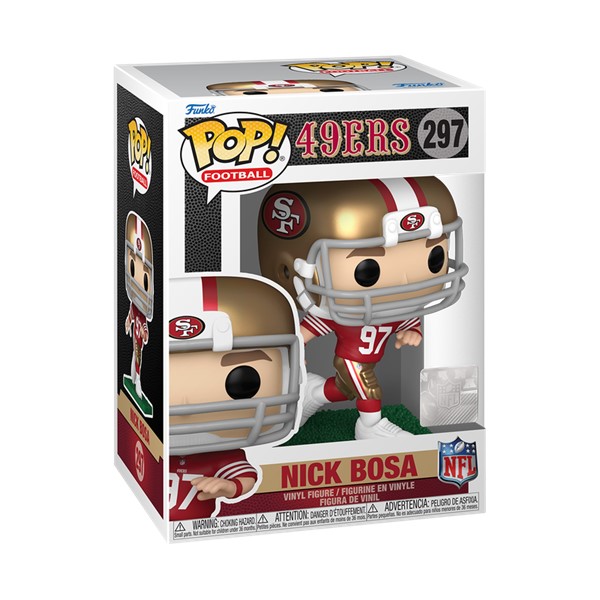 POP! NFL Nick Bosa Red & Gold Uniform