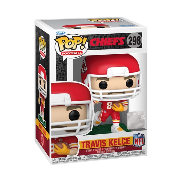 POP! NFL Travis Kelce Red & White Uniform