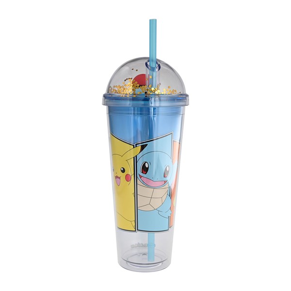 Pokémon Starters Tumber with Pokeball Straw
