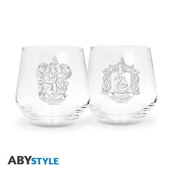 Harry Potter: Gryfindor & Slytherin Glasses, 2 pk