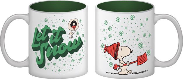 Snoopy ""Let it Snow"" Mug