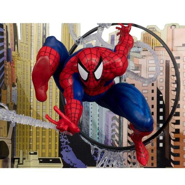 Marvel Spider-Man 1:6th Scale Posed Figure with Scene & Comic (Based on The Amazing Spider-Man #301)