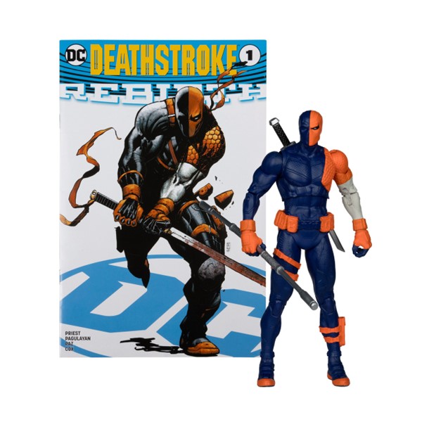 Deathstroke w/Comic (DC Page Punchers: DC Rebirth) 7"" Figure