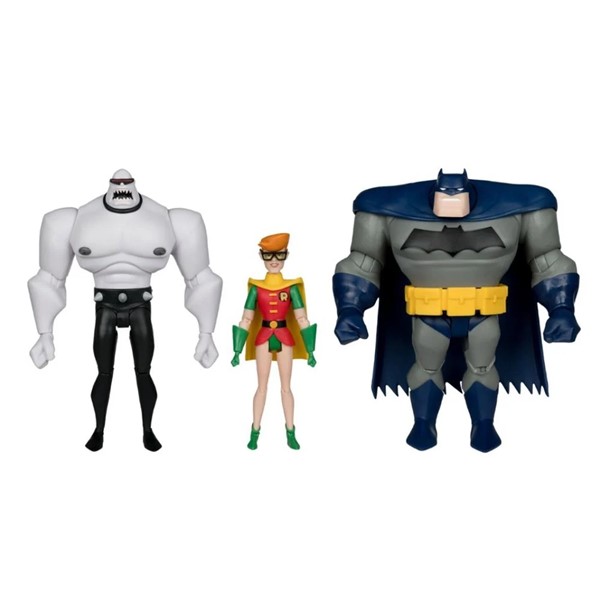 DC Direct New Batman Adventures 3Pack - Batman, Mutant Leader and Robin (Legends of the Dark Knight)
