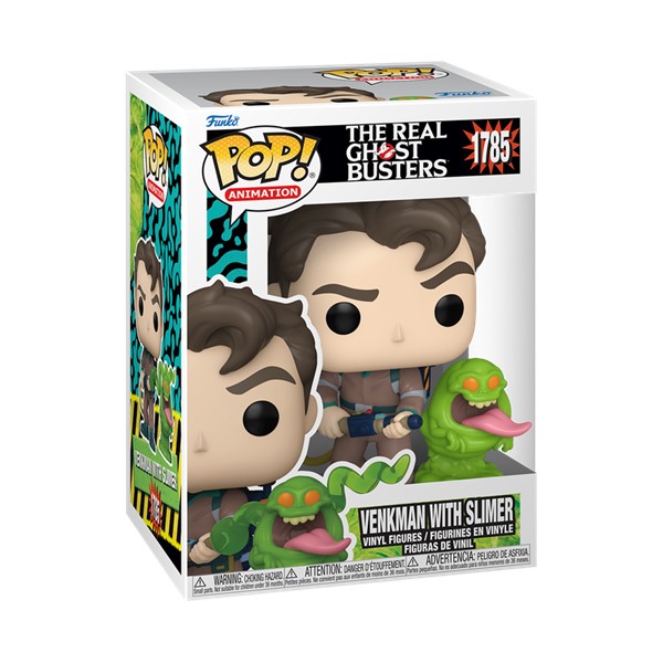 POP! Ghostbusters The Real Ghostbusters Venkman with Slimer