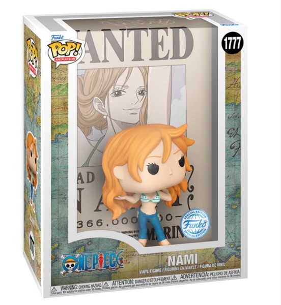POP! One Piece Nami Wanted Poster