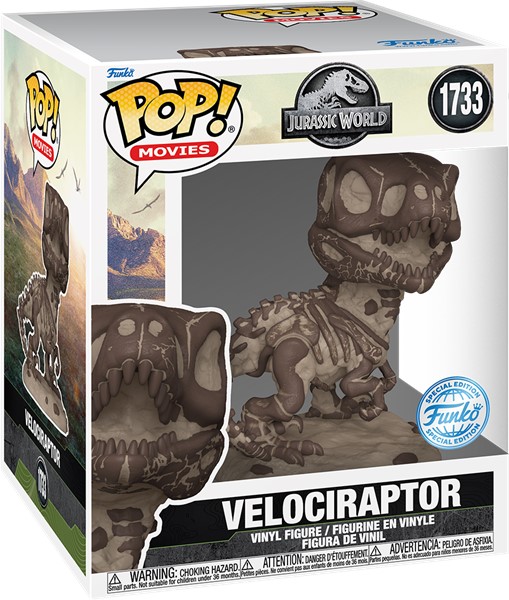 POP! Super Jurassic Park Velociraptor Fossil