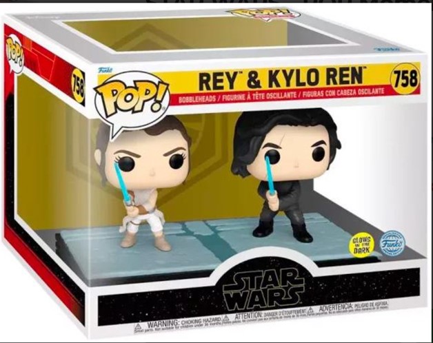 POP! Star Wars Moment Rey & Kylo Ren