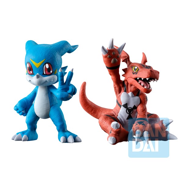 Digimon - Veemon & Guilmon Ichibansho Figure Set
