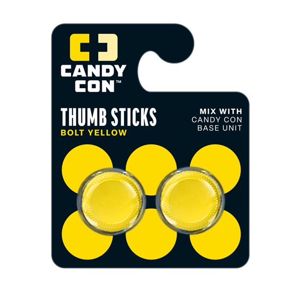 Candy Con Thumb Stick - Bolt Yellow