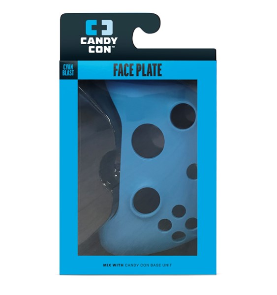Candy Con Face Plate - Cyan Blast