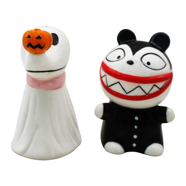 Nightmare Before Christmas: Zero & Teddy Salt and Pepper Shaker