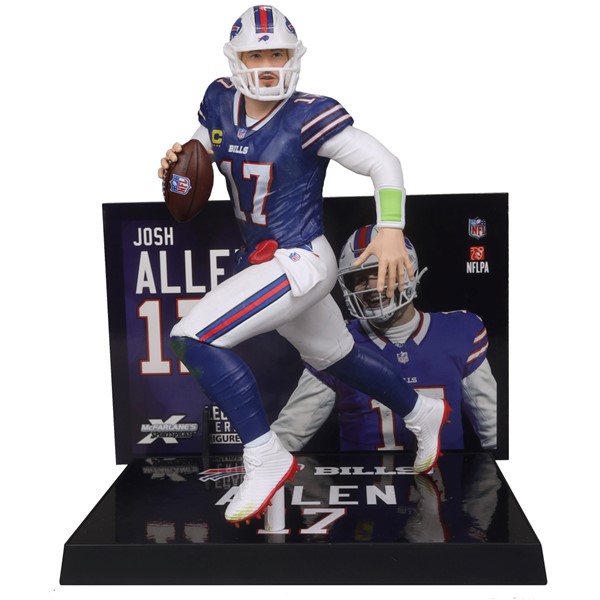 NFL Posed 7-Inch Figure-Josh Allen (Buffalo Bills)