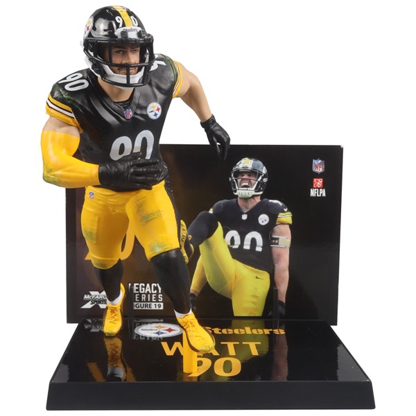NFL Posed 7-Inch Figure-TJ Watt (Pittsburgh Steelers)