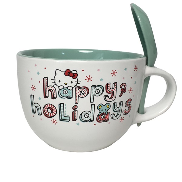 Hello Kitty Holiday Mug & Spoon Set