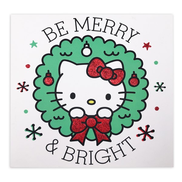 Hello Kitty Merry & Bright Wall Sign