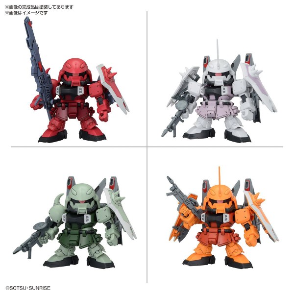 Gundam BB Senshi ZGMF Zaku Series Set