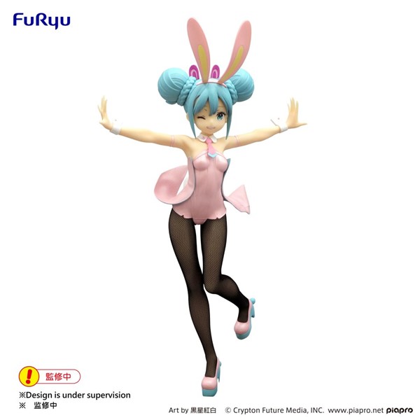 Hatsune Miku BiCute Bunnies Wink Pearl Pink Figure
