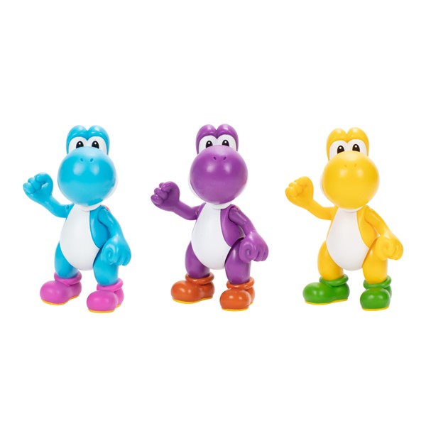 Super Mario: Yoshi 4"" Figures 3 pack