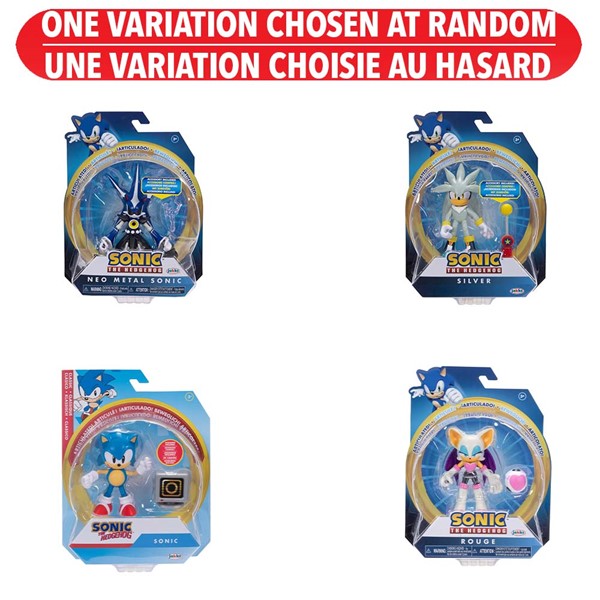 Sonic the Hedgehog 4"" Figures Wave 17